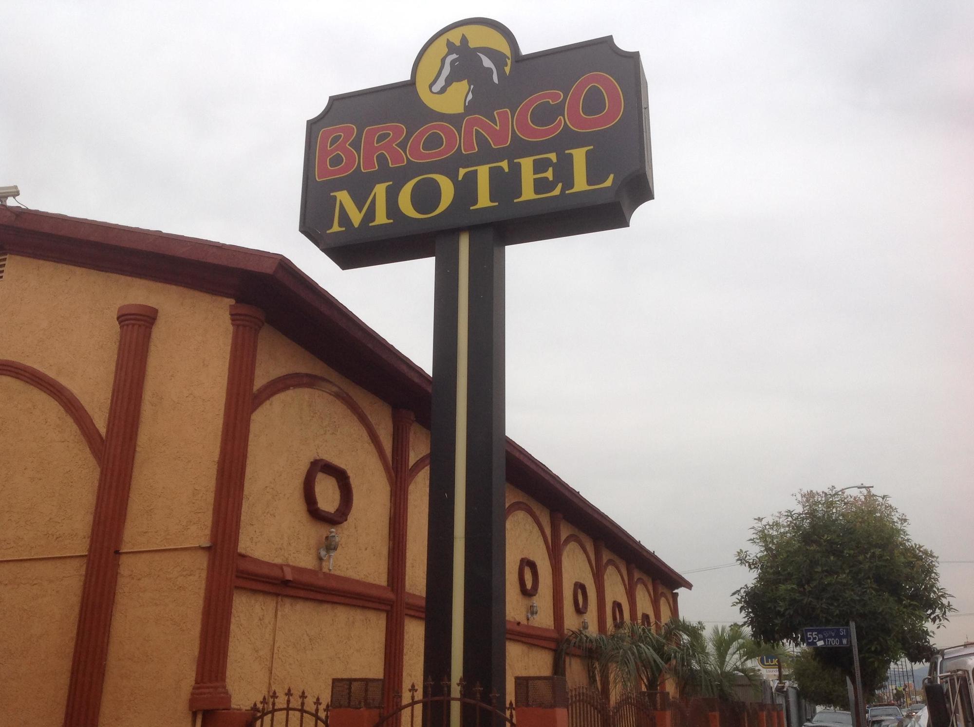 Bronco Motel Los Angeles Exteriör bild
