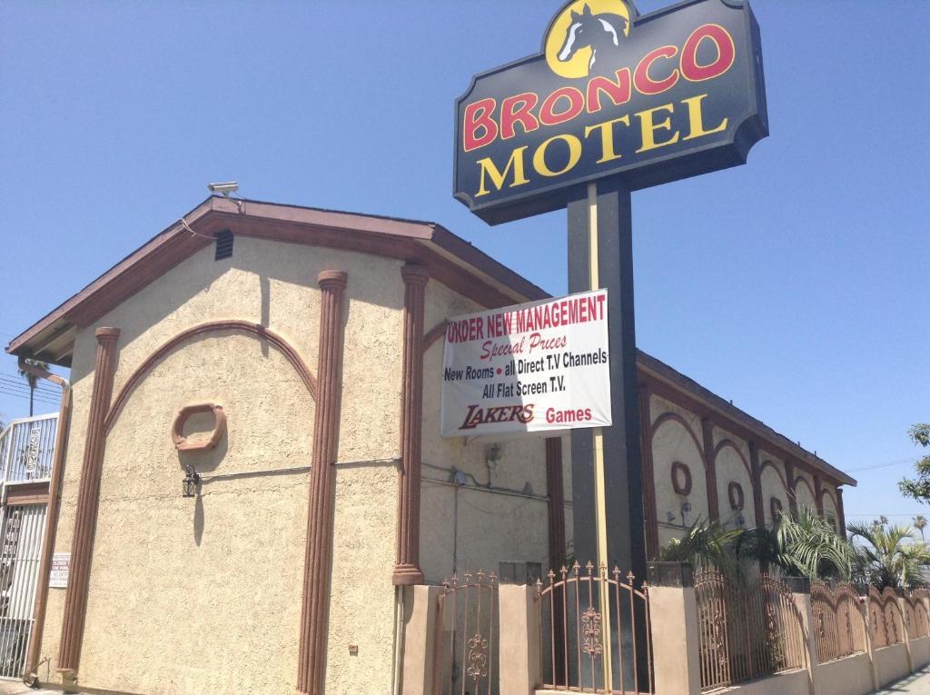 Bronco Motel Los Angeles Exteriör bild