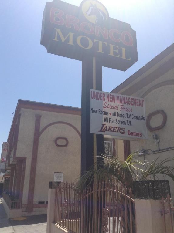 Bronco Motel Los Angeles Exteriör bild
